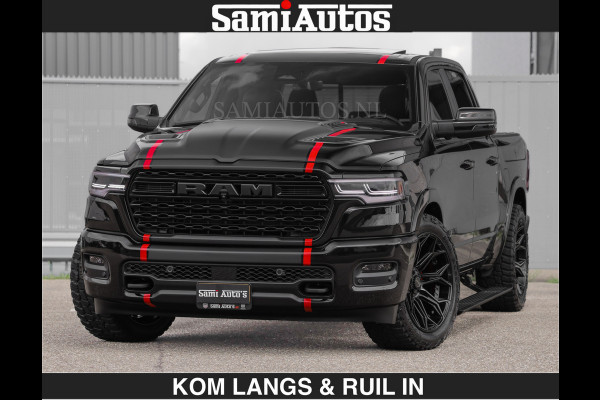Dodge Ram Limited 540 PK | HUD | LUCHTVERING | MASSAGE | PASSAGIERSSCHERM | De Meest Luxe en Volle Pick-Up in zijn Klasse | Comfortabele Dubbele Cabine met Royale 5 Zitplaatsen | Voorraadnummer: 2370 - 5411 | De specialist in Amerikaanse pick‑ups in Nederland en Europa.