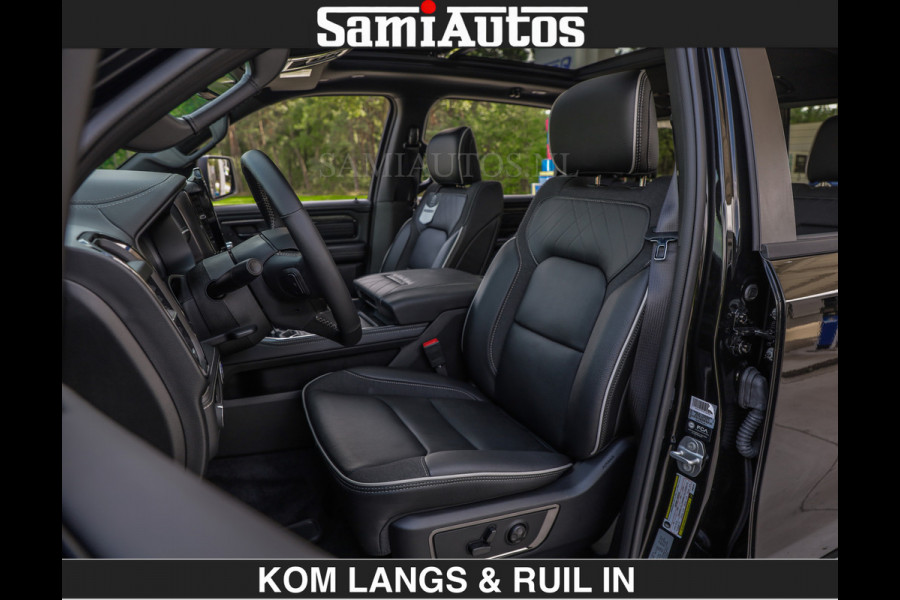 Dodge Ram Limited 540 PK | HUD | LUCHTVERING | MASSAGE | PASSAGIERSSCHERM | De Meest Luxe en Volle Pick-Up in zijn Klasse | Comfortabele Dubbele Cabine met Royale 5 Zitplaatsen | Voorraadnummer: 2370 - 5411 | De specialist in Amerikaanse pick‑ups in Nederland en Europa.