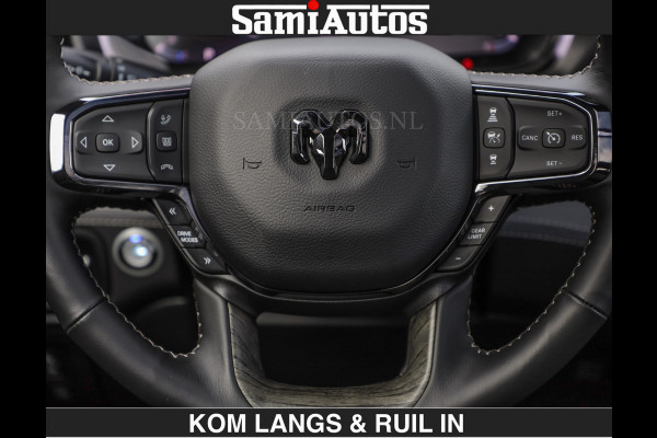 Dodge Ram Limited 540 PK | HUD | LUCHTVERING | MASSAGE | PASSAGIERSSCHERM | De Meest Luxe en Volle Pick-Up in zijn Klasse | Comfortabele Dubbele Cabine met Royale 5 Zitplaatsen | Voorraadnummer: 2370 - 5411 | De specialist in Amerikaanse pick‑ups in Nederland en Europa.
