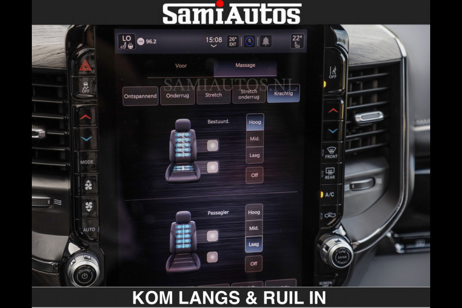 Dodge Ram Limited 540 PK | HUD | LUCHTVERING | MASSAGE | PASSAGIERSSCHERM | De Meest Luxe en Volle Pick-Up in zijn Klasse | Comfortabele Dubbele Cabine met Royale 5 Zitplaatsen | Voorraadnummer: 2370 - 5411 | De specialist in Amerikaanse pick‑ups in Nederland en Europa.