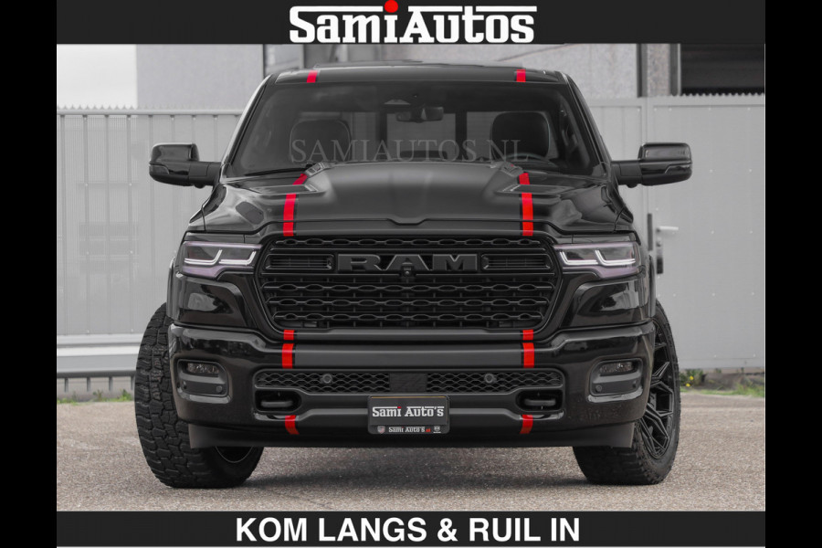 Dodge Ram Limited 540 PK | HUD | LUCHTVERING | MASSAGE | PASSAGIERSSCHERM | De Meest Luxe en Volle Pick-Up in zijn Klasse | Comfortabele Dubbele Cabine met Royale 5 Zitplaatsen | Voorraadnummer: 2370 - 5411 | De specialist in Amerikaanse pick‑ups in Nederland en Europa.