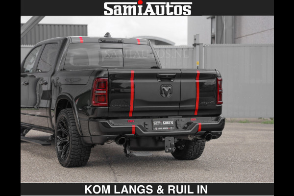 Dodge Ram Limited 540 PK | HUD | LUCHTVERING | MASSAGE | PASSAGIERSSCHERM | De Meest Luxe en Volle Pick-Up in zijn Klasse | Comfortabele Dubbele Cabine met Royale 5 Zitplaatsen | Voorraadnummer: 2370 - 5411 | De specialist in Amerikaanse pick‑ups in Nederland en Europa.