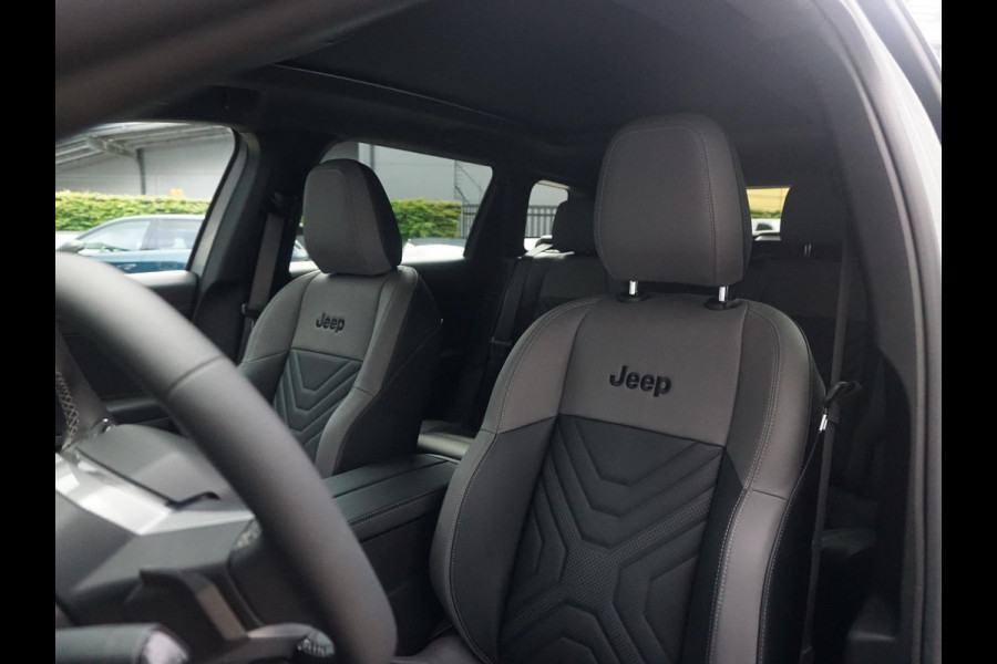Jeep Compass First Edition 74 kWh | Adapt. Cruise | Camera | Carplay | 20" | Elektr. A-Klep | Navi | Winter Pack | Schuif/Kanteldak | Premium Pack | Conv. Pack | Warmtepomp