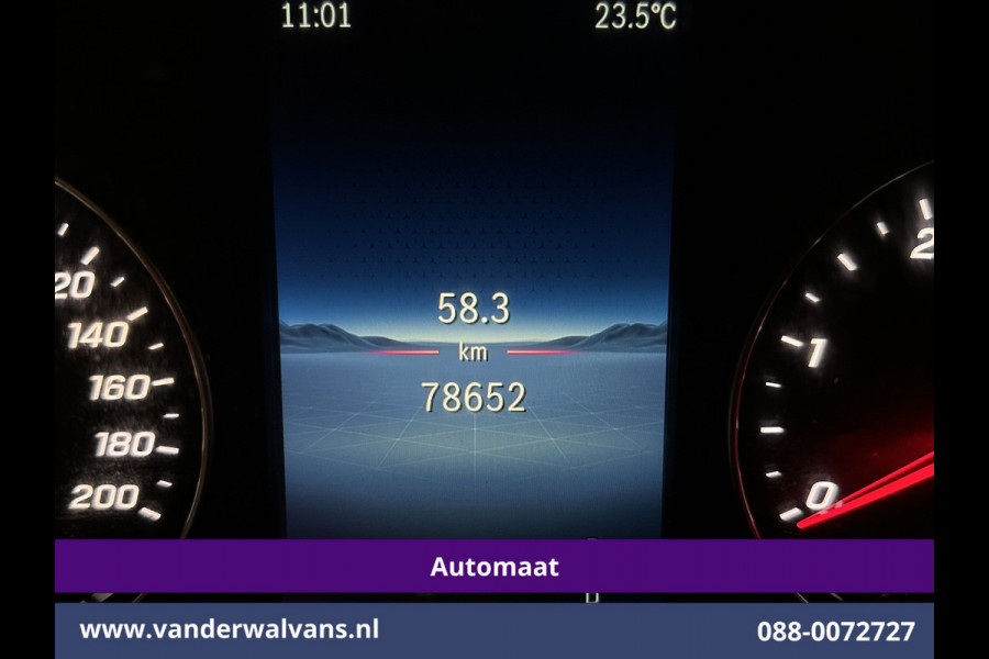 Mercedes-Benz Sprinter 317 CDI 170pk 9G-Tronic Automaat L2H2 Euro6 Airco | Camera | Navigatie | Adaptieve Cruisecontrol | LED Chauffeursstoel, Stoelverwarming, Parkeersensoren, Bijrijdersbank