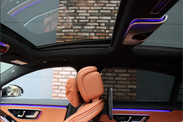 Mercedes-Benz S-Klasse 580 e 4MATIC Lang AMG Line | First-Class Rear Executivepakket | Airmatic | Achterasbesturing | Distronic+ | Burmester 4D | Koelbox | MBUX Tablet | Massage | Stoelventilatie | Verwarmd Stuurwiel |