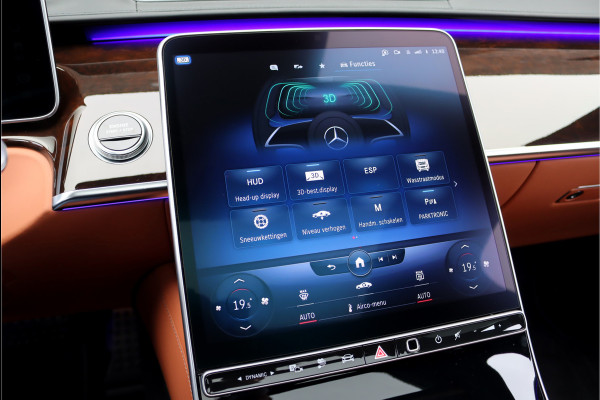 Mercedes-Benz S-Klasse 580 e 4MATIC Lang AMG Line | First-Class Rear Executivepakket | Airmatic | Achterasbesturing | Distronic+ | Burmester 4D | Koelbox | MBUX Tablet | Massage | Stoelventilatie | Verwarmd Stuurwiel |