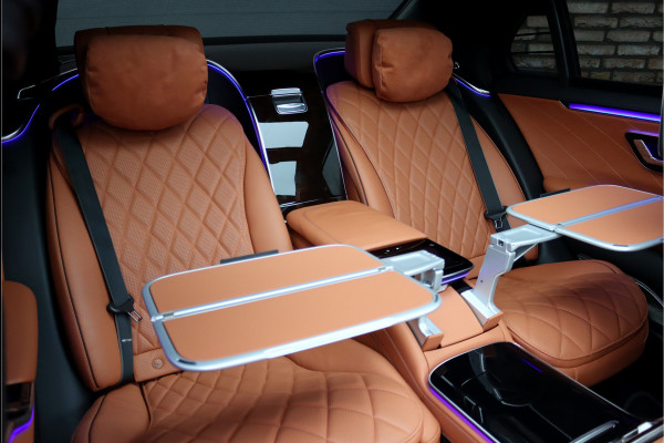 Mercedes-Benz S-Klasse 580 e 4MATIC Lang AMG Line | First-Class Rear Executivepakket | Airmatic | Achterasbesturing | Distronic+ | Burmester 4D | Koelbox | MBUX Tablet | Massage | Stoelventilatie | Verwarmd Stuurwiel |