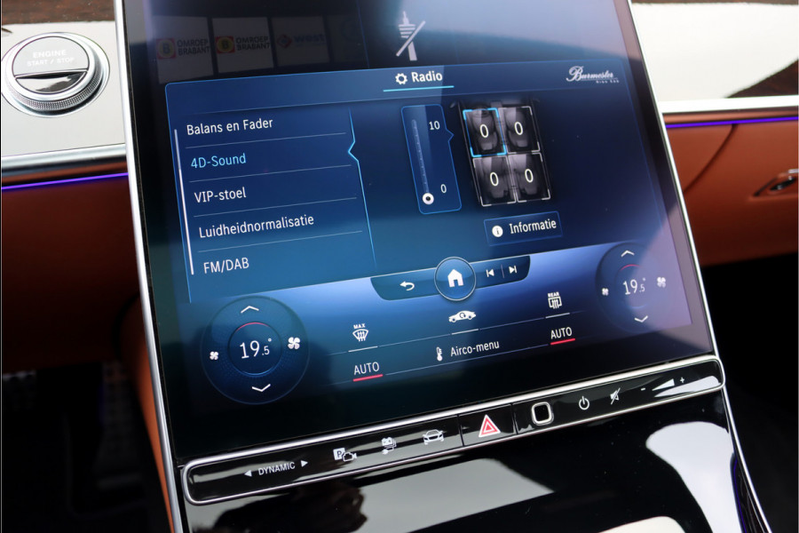 Mercedes-Benz S-Klasse 580 e 4MATIC Lang AMG Line | First-Class Rear Executivepakket | Airmatic | Achterasbesturing | Distronic+ | Burmester 4D | Koelbox | MBUX Tablet | Massage | Stoelventilatie | Verwarmd Stuurwiel |