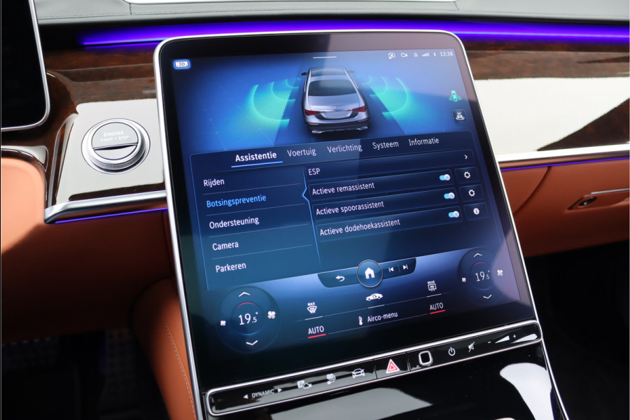 Mercedes-Benz S-Klasse 580 e 4MATIC Lang AMG Line | First-Class Rear Executivepakket | Airmatic | Achterasbesturing | Distronic+ | Burmester 4D | Koelbox | MBUX Tablet | Massage | Stoelventilatie | Verwarmd Stuurwiel |