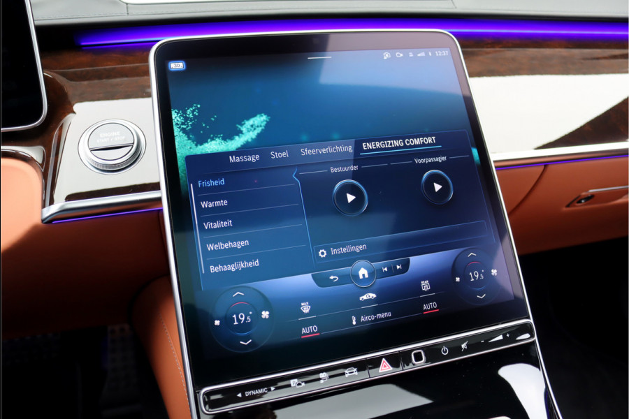 Mercedes-Benz S-Klasse 580 e 4MATIC Lang AMG Line | First-Class Rear Executivepakket | Airmatic | Achterasbesturing | Distronic+ | Burmester 4D | Koelbox | MBUX Tablet | Massage | Stoelventilatie | Verwarmd Stuurwiel |