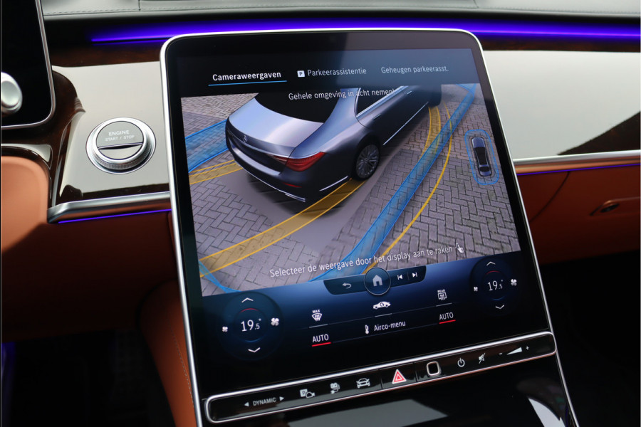 Mercedes-Benz S-Klasse 580 e 4MATIC Lang AMG Line | First-Class Rear Executivepakket | Airmatic | Achterasbesturing | Distronic+ | Burmester 4D | Koelbox | MBUX Tablet | Massage | Stoelventilatie | Verwarmd Stuurwiel |