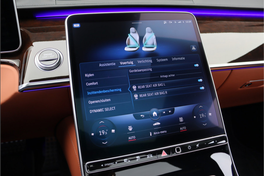 Mercedes-Benz S-Klasse 580 e 4MATIC Lang AMG Line | First-Class Rear Executivepakket | Airmatic | Achterasbesturing | Distronic+ | Burmester 4D | Koelbox | MBUX Tablet | Massage | Stoelventilatie | Verwarmd Stuurwiel |