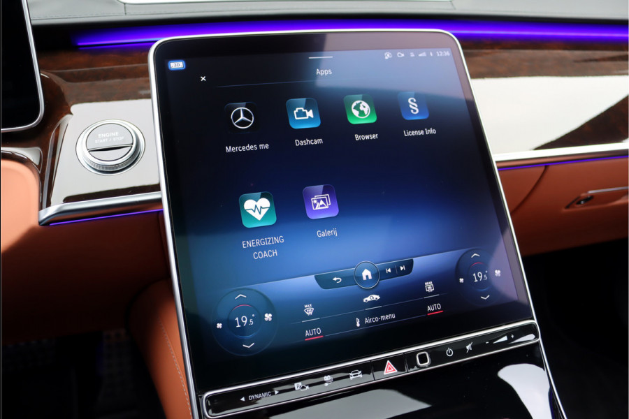 Mercedes-Benz S-Klasse 580 e 4MATIC Lang AMG Line | First-Class Rear Executivepakket | Airmatic | Achterasbesturing | Distronic+ | Burmester 4D | Koelbox | MBUX Tablet | Massage | Stoelventilatie | Verwarmd Stuurwiel |