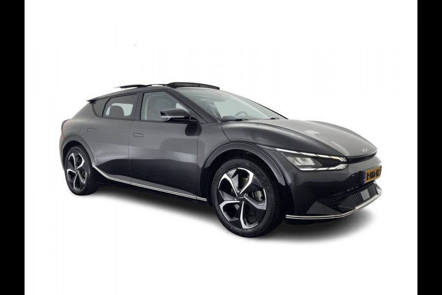 Kia Ev6 Plus Advanced 77.4 kWh [3-Fase-11kW] {SoH-93%} (INCL.BTW) Aut. *PANO | LEATHER | ADAPTIVE-CRUISE | DIGI-COCKPIT | MERIDIAN-AUDIO | MEMORY-PACK | FULL-LED | KEYLESS | CAMERA | DAB | BLIND-SPOT | NAVI-FULLMAP | PRIVACY-GLASS | AMBIENT-L