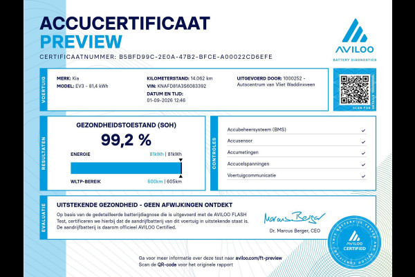 Kia EV3 Plus 81.4 kWh | Stoel en stuur verw. | Adaptieve cruise | Climate controle l SOH 99,2