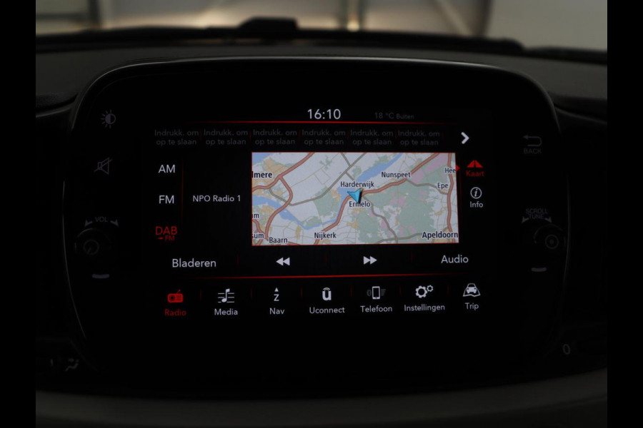 Fiat 500 1.0 Hybrid Launch Edition | Vouwdak | Leder | Bluetooth | Navigatie | Virtueel dashboard | 16" velgen