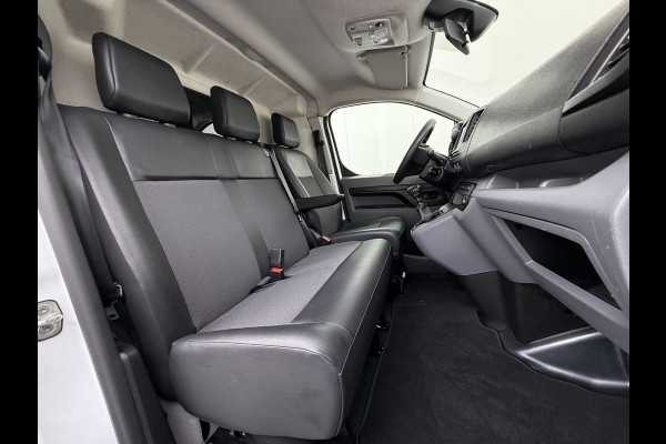 Peugeot Expert 1.5HDI 100PK L2 3-Persoons LIFT Euro 6 360°Camera Airco Apple Carplay Android Auto Navi Cruise Control Bluetooth Regen-Lichtsensor Betonplex Vloer Wandbetimmering Schuifdeur 1e Eigenaar Dealeronderhouden Origineel Nederlandse Auto