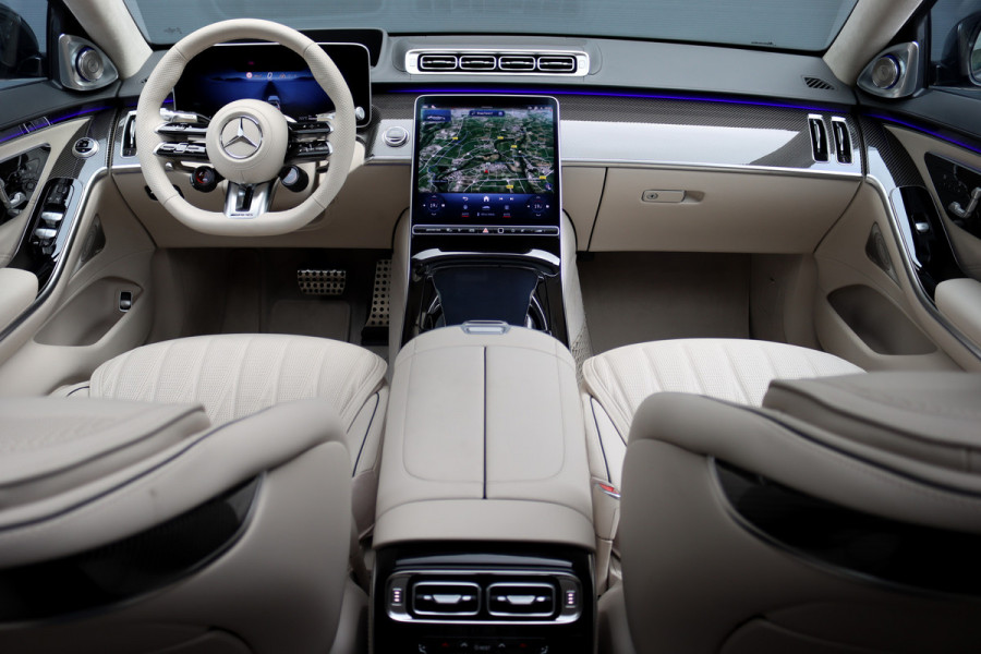 Mercedes-Benz S-Klasse AMG 63 S E Performance | 802pk | Manufaktur | Keramisch | Carbon | Luchtvering | Chauffeurspakket | Massage | Entertainment Achter | HUD | Vlakkenverwarming | Burmester High-End 4D |