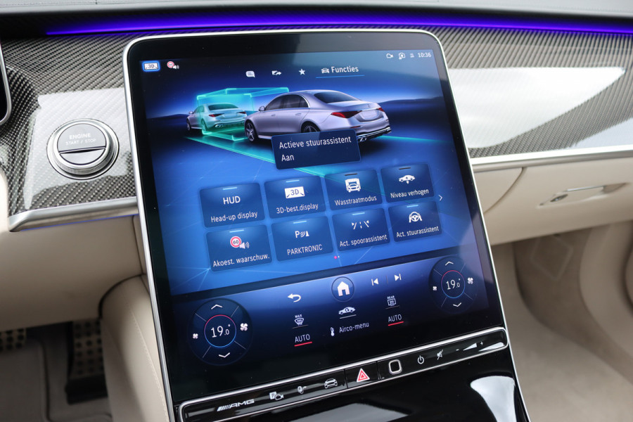 Mercedes-Benz S-Klasse AMG 63 S E Performance | 802pk | Manufaktur | Keramisch | Carbon | Luchtvering | Chauffeurspakket | Massage | Entertainment Achter | HUD | Vlakkenverwarming | Burmester High-End 4D |