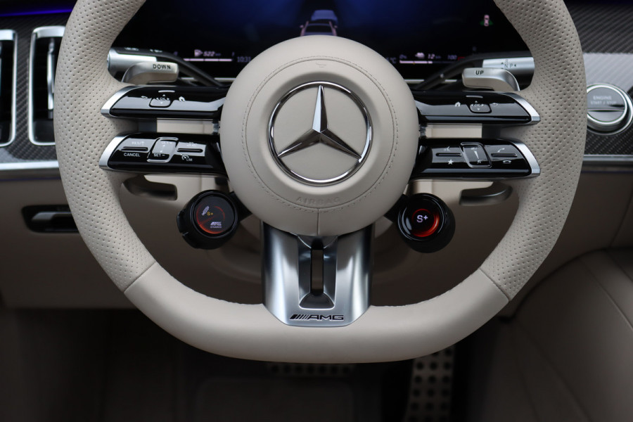 Mercedes-Benz S-Klasse AMG 63 S E Performance | 802pk | Manufaktur | Keramisch | Carbon | Luchtvering | Chauffeurspakket | Massage | Entertainment Achter | HUD | Vlakkenverwarming | Burmester High-End 4D |