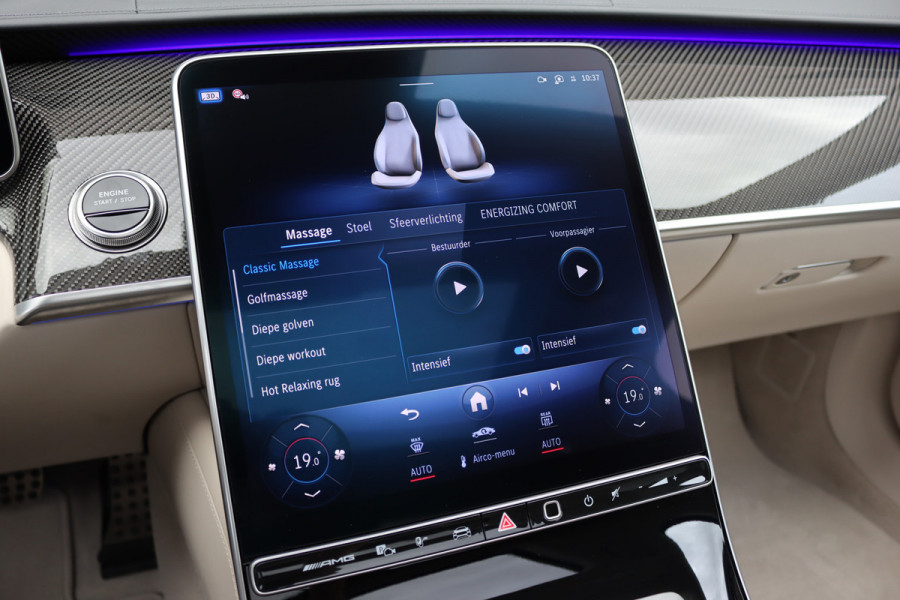Mercedes-Benz S-Klasse AMG 63 S E Performance | 802pk | Manufaktur | Keramisch | Carbon | Luchtvering | Chauffeurspakket | Massage | Entertainment Achter | HUD | Vlakkenverwarming | Burmester High-End 4D |