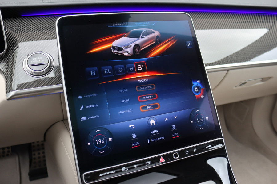 Mercedes-Benz S-Klasse AMG 63 S E Performance | 802pk | Manufaktur | Keramisch | Carbon | Luchtvering | Chauffeurspakket | Massage | Entertainment Achter | HUD | Vlakkenverwarming | Burmester High-End 4D |