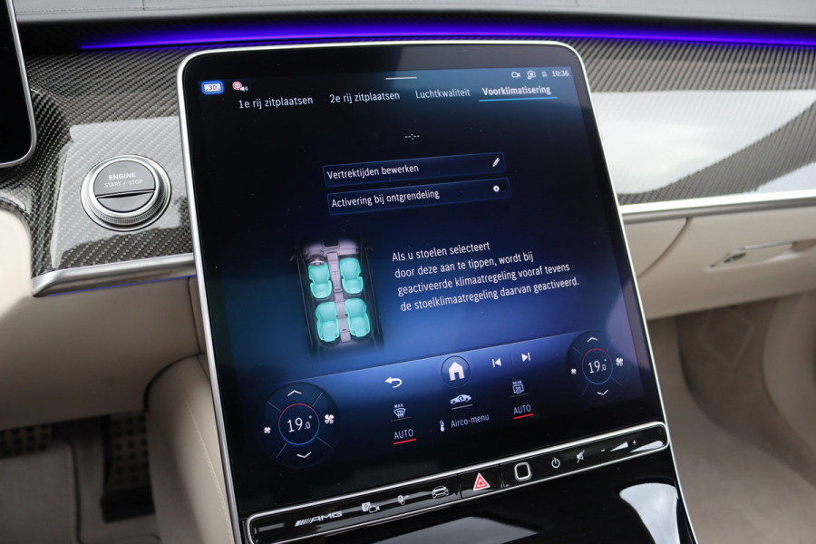 Mercedes-Benz S-Klasse AMG 63 S E Performance | 802pk | Manufaktur | Keramisch | Carbon | Luchtvering | Chauffeurspakket | Massage | Entertainment Achter | HUD | Vlakkenverwarming | Burmester High-End 4D |