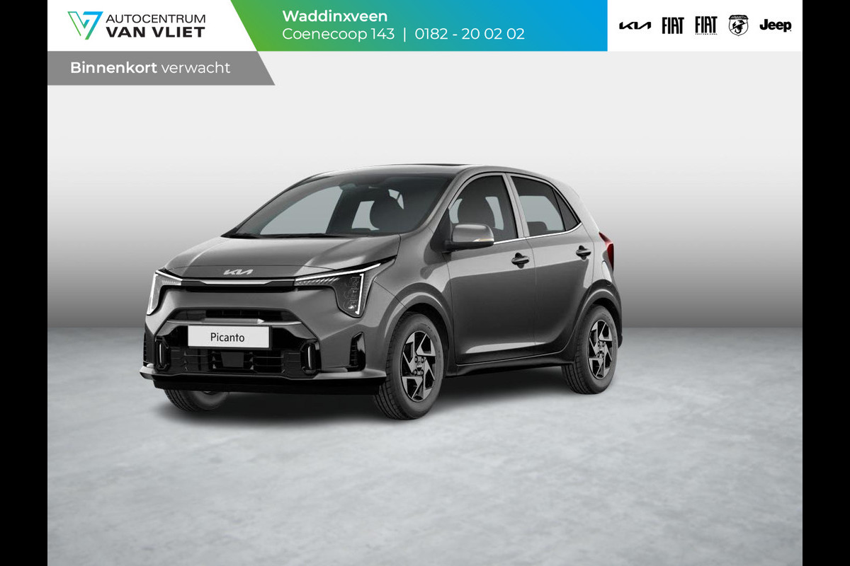 Kia Picanto 1.0 GDi GT-Line | Actieprijs* | Levering november | Schuif/kanteldak | Stoel & Stuurverwarming | Dode hoek assistent | Clima. | GT-Line Bekleding