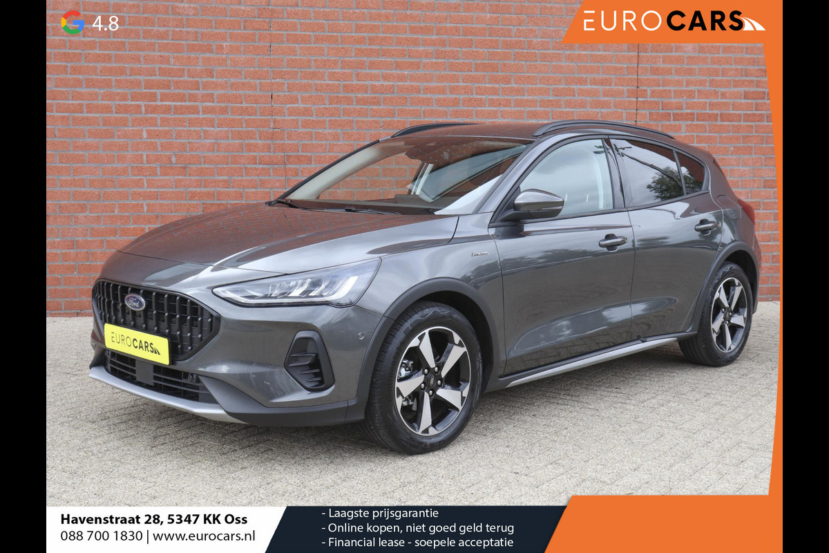Ford Focus 1.0 EcoBoost 155pk Automaat Active X Ford Focus 1.0 EcoBoost 155pk Hybrid Automaat Active X Navigatie Climate Control Camera Parkeer sensoren B&O Dab Lichtmetalen velgen