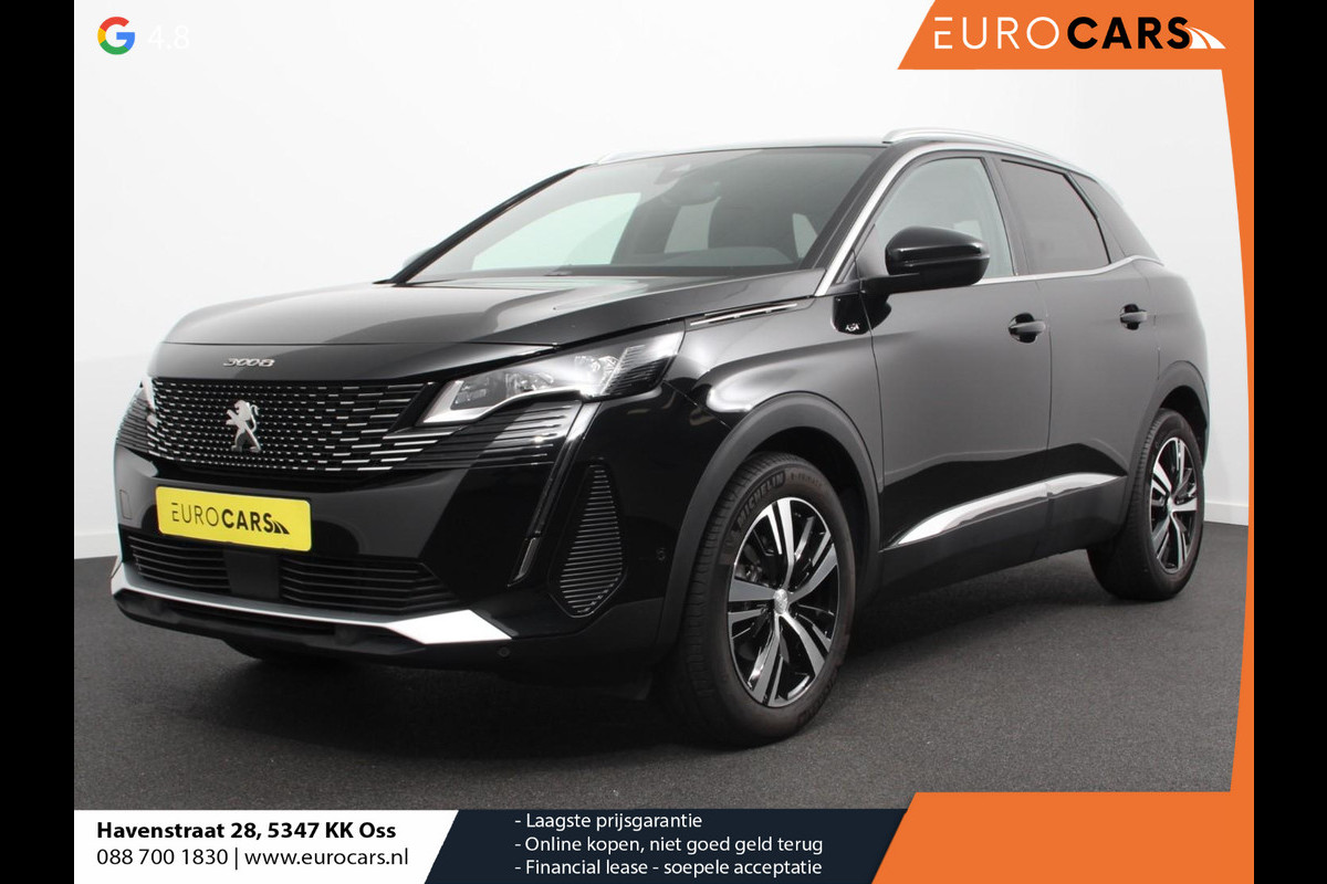 Peugeot 3008 1.2 Puretech 130pk Automaat GT Line Climate Control Navigatie Apple Carplay/Android Auto Parkeer sensoren V+A Camera Full LED 18"  Lichtmetalen Velgen