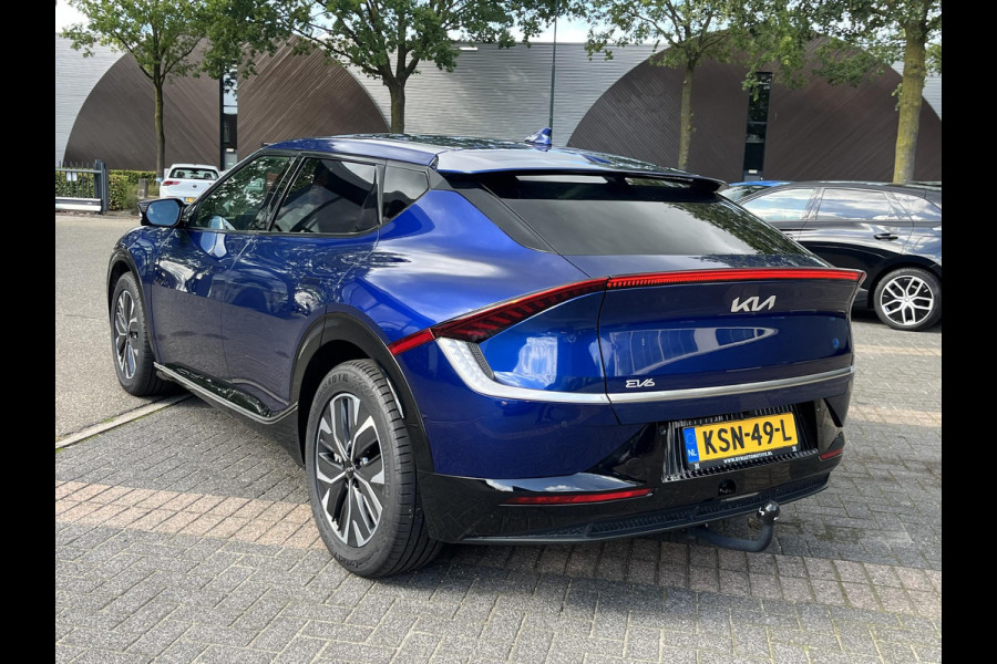 Kia Ev6 Light 77.4 kWh SOH 100% | TREKHAAK | KIA DEALER ONDERHOUDEN | 1E EIGENAAR | LEDEREN BEKLEDING | CAMERA | ADAPTIVE CRUISE | KIA GARANTIE TOT 10-2030 | BTW VERREKENBAAR