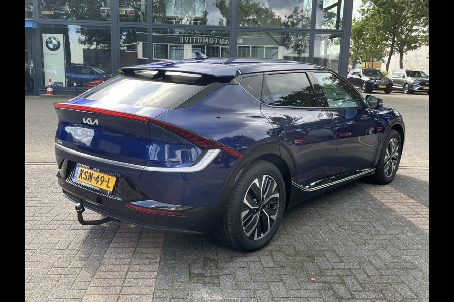 Kia Ev6 Light 77.4 kWh SOH 100% | TREKHAAK | KIA DEALER ONDERHOUDEN | 1E EIGENAAR | LEDEREN BEKLEDING | CAMERA | ADAPTIVE CRUISE | KIA GARANTIE TOT 10-2030 | BTW VERREKENBAAR