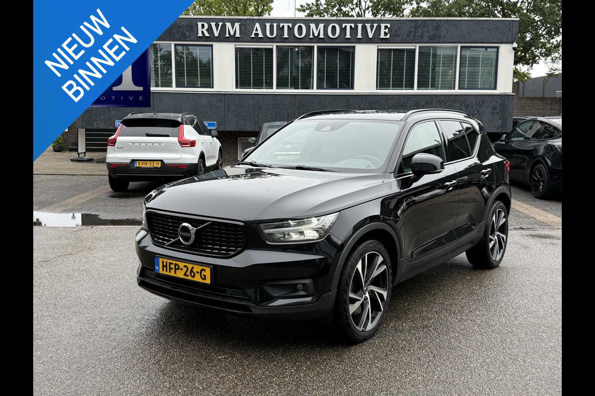 Volvo XC40 1.5 T5 Recharge R-Design 20 INCH | LEDEREN BEKLEDING | ELEKTRISCHE TREKHAAK | CAMERA | STOEL + STUURVERWARMING | ELEKTRISCHE ACHTERKLEP | ONDERHOUD GEHAD | ALL-IN PRIJS INCL. 12 MND BOVAG GARANTIE