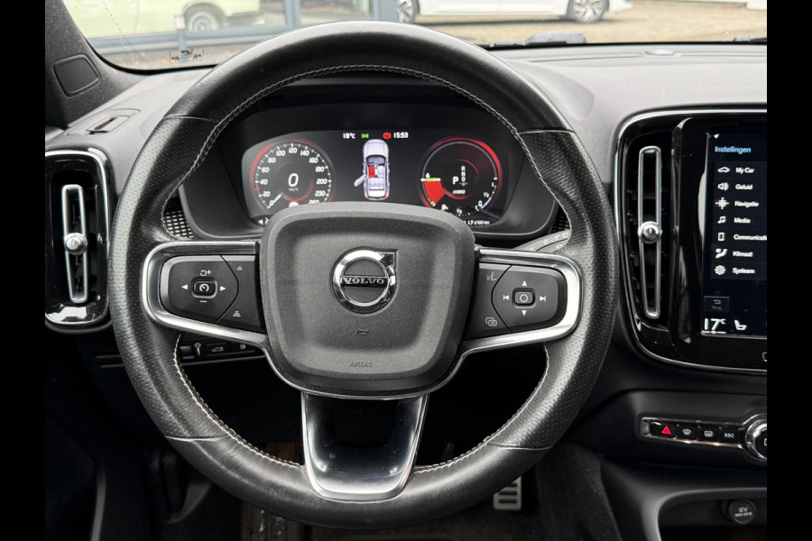 Volvo XC40 1.5 T5 Recharge R-Design 20 INCH | LEDEREN BEKLEDING | ELEKTRISCHE TREKHAAK | CAMERA | STOEL + STUURVERWARMING | ELEKTRISCHE ACHTERKLEP | ONDERHOUD GEHAD | ALL-IN PRIJS INCL. 12 MND BOVAG GARANTIE
