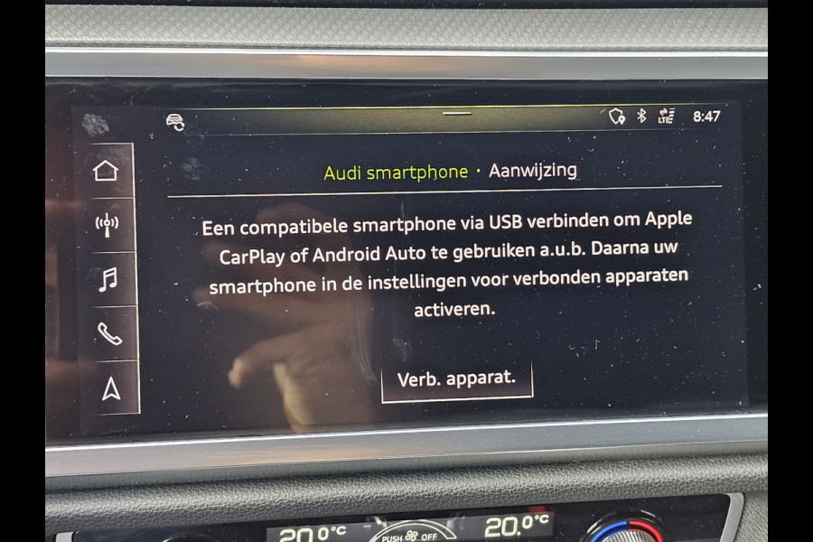 Audi Q3 35 TFSI S Line Pro Line | Automaat | Trekhaak | Stoelverwarming | MMI Plus | Virtual | Elek. achterklep |