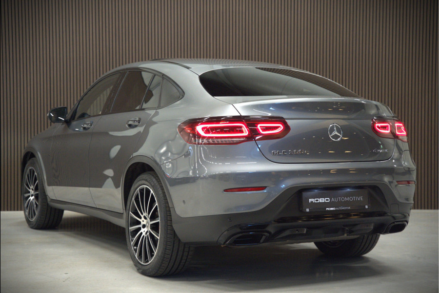 Mercedes-Benz GLC Coupé 300e 4MATIC Premium Plus | Panoramadak | Stuurverwarming | Stoelverwarming | Head-Up Display | Massage | Memory Seats | Luchtvering | Keyless | 360 Camera | Leer | Ambiance Verlichting | Trekhaak | Apple Carplay | Na