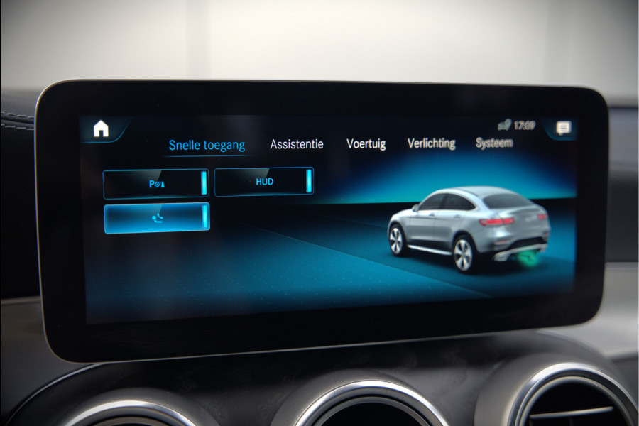 Mercedes-Benz GLC Coupé 300e 4MATIC Premium Plus | Panoramadak | Stuurverwarming | Stoelverwarming | Head-Up Display | Massage | Memory Seats | Luchtvering | Keyless | 360 Camera | Leer | Ambiance Verlichting | Trekhaak | Apple Carplay | Na