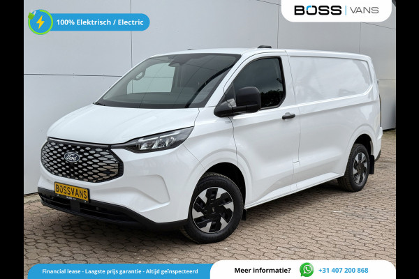 Ford E-Transit Custom 71kWh 136PK Elektrisch L1 344KM WLTP 2300kg Trekvermogen BEV Snelladen LED ACC Camera Carplay Parkeersensoren v+a