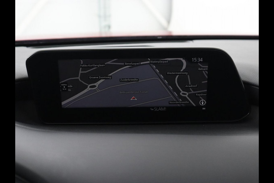 Mazda 3 2.0 e-SkyActiv-X M Hybrid 186 Comfort | Stoelverwarming | Head-Up | Adaptive cruise | Carplay | Camera | Full LED | Navigatie | Climate control | Stuurverwarming | Side Assist