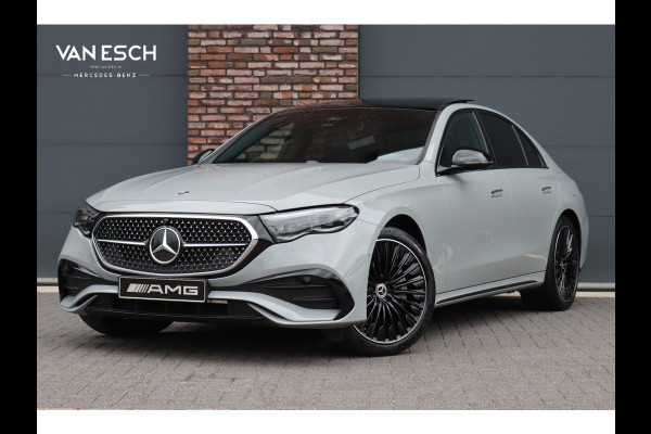 Mercedes-Benz E-Klasse 400 e 4MATIC AMG Line | Hyperscreen | Distronic | Burmester | Leder | Trekhaak | Stoelventilatie | Digital Light | Verwarmd Stuurwiel | Panoramadak | Surround Camera | Augmented Reality |