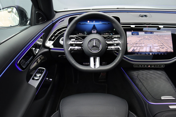 Mercedes-Benz E-Klasse 400 e 4MATIC AMG Line | Hyperscreen | Distronic | Burmester | Leder | Trekhaak | Stoelventilatie | Digital Light | Verwarmd Stuurwiel | Panoramadak | Surround Camera | Augmented Reality |