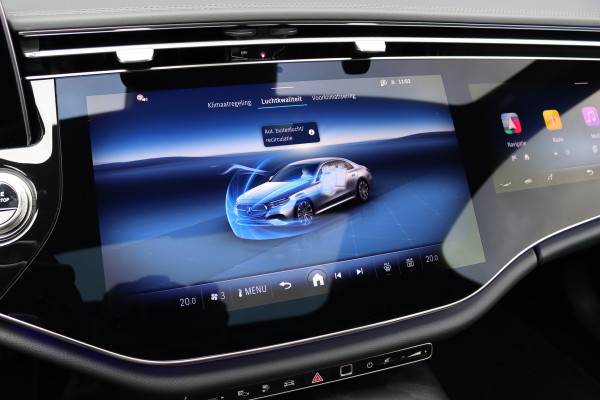 Mercedes-Benz E-Klasse 400 e 4MATIC AMG Line | Hyperscreen | Distronic | Burmester | Leder | Trekhaak | Stoelventilatie | Digital Light | Verwarmd Stuurwiel | Panoramadak | Surround Camera | Augmented Reality |