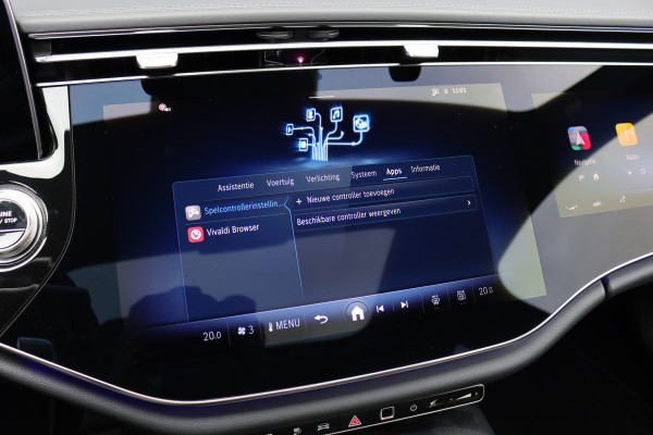 Mercedes-Benz E-Klasse 400 e 4MATIC AMG Line | Hyperscreen | Distronic | Burmester | Leder | Trekhaak | Stoelventilatie | Digital Light | Verwarmd Stuurwiel | Panoramadak | Surround Camera | Augmented Reality |