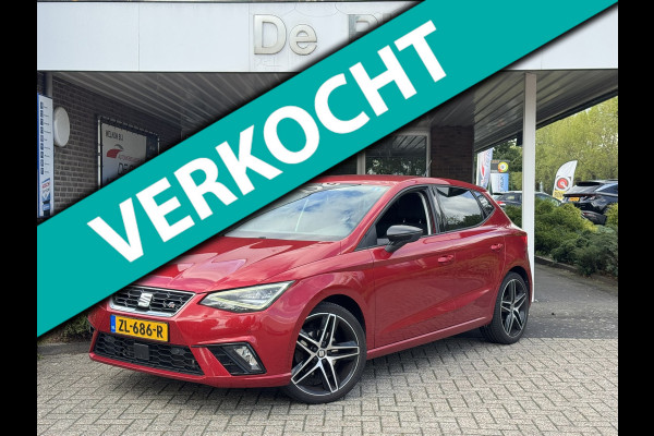 Seat Ibiza 1.0 TSI FR Business Intense | Navi, Carplay/Android, Camera, Stoelverw., Beats, 18'' LMV | Goed onderhouden! | NAP |