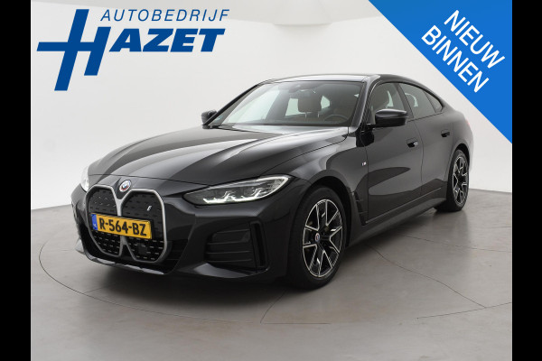 BMW i4 eDrive40 84 kWh M-SPORT + ADAPTIVE CRUISE | SFEERVERLICHTING | LEDER SPORTINTERIEUR