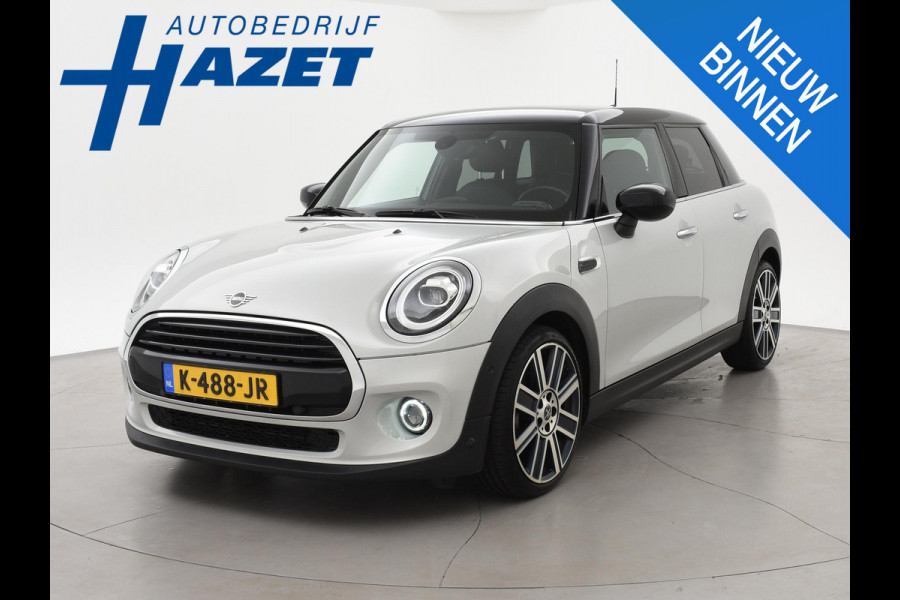 MINI 5-deurs 1.5 COOPER AUT. + LEDER | UNION JACK LED | HARMAN/KARDON | MINI YOURS | APPLE CARPLAY
