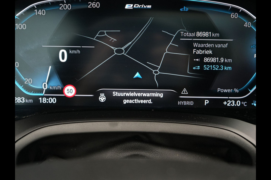 BMW 3 Serie Touring 330e xDrive M Sport PHEV 293pk Dealer O.H. | Panodak | Trekhaak Af Fabriek | Laser LED | Lederen Sportstoelen Memory & Verwarmd | Camera | Apple Carplay | Stuur Verwarmd | Blis | Adaptief Onderstel | Sfeerverlichting | 19"L.M | DAB | Plug In Hybrid |