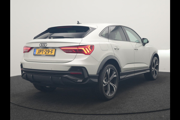 Audi Q3 Sportback 45 TFSI e 2x S Line PHEV 245pk Dealer O.H | Adaptive Cruise | Camera | Blis | Matrix LED | Sportstoelen Verwarmd | Sfeerverlichting | Navigatie | DAB | 20"L.M | Virtual | Plug In Hybrid |
