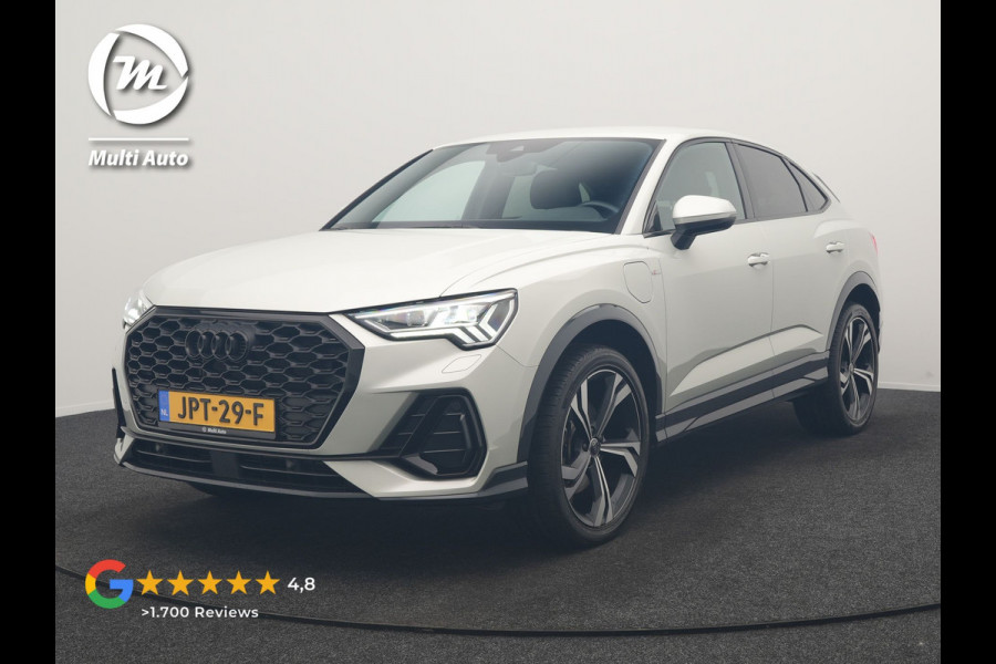 Audi Q3 Sportback 45 TFSI e 2x S Line PHEV 245pk Dealer O.H | Adaptive Cruise | Camera | Blis | Matrix LED | Sportstoelen Verwarmd | Sfeerverlichting | Navigatie | DAB | 20"L.M | Virtual | Plug In Hybrid |