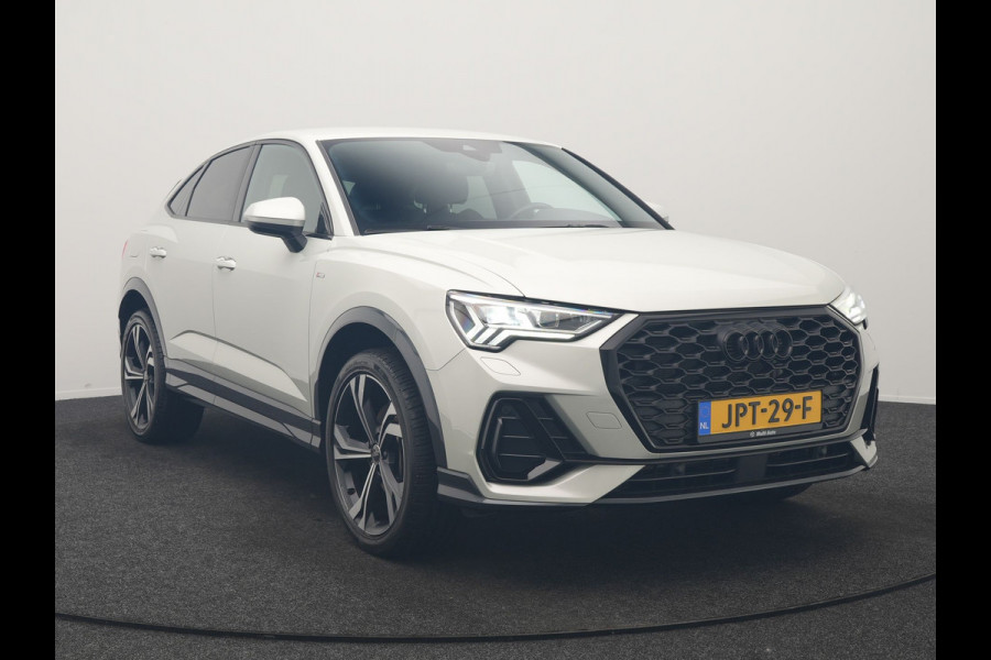 Audi Q3 Sportback 45 TFSI e 2x S Line PHEV 245pk Dealer O.H | Adaptive Cruise | Camera | Blis | Matrix LED | Sportstoelen Verwarmd | Sfeerverlichting | Navigatie | DAB | 20"L.M | Virtual | Plug In Hybrid |